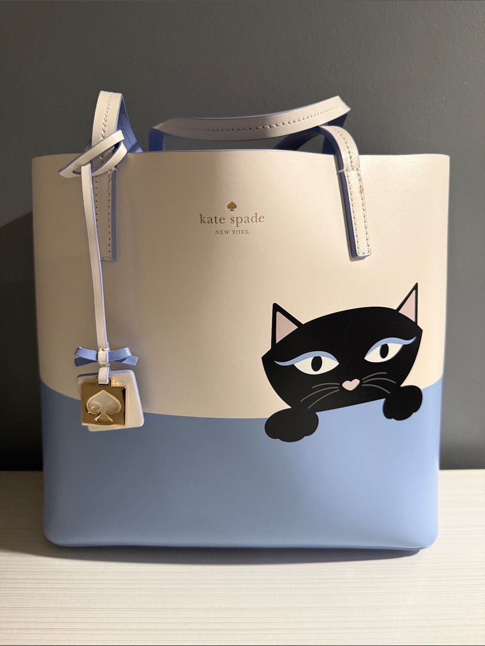 Kate Spade New York Jazz Things Up Little Len Cat Tote NWOT